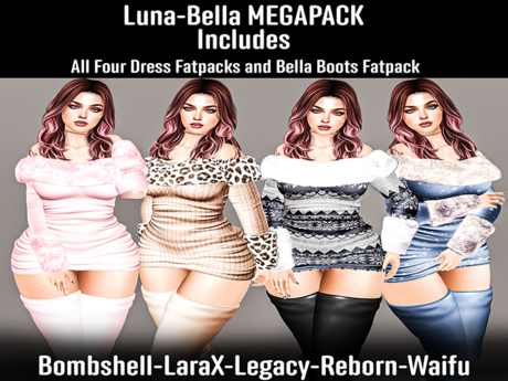 Second Life Marketplace - 3 Sisters - Luna-Bella Megapack